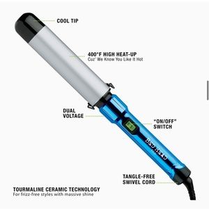 BED HEAD Curlipops Clamp-Free Curling Wand 1.5 inch T.G.I.